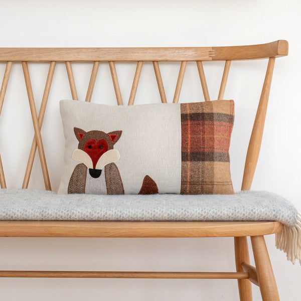 Handmade Mr Fox Cushion